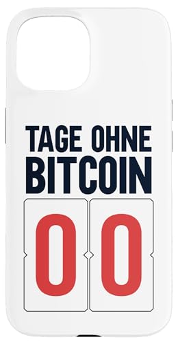 Hülle für iPhone 15 Tage Ohne Bitcoin 00 Blockchain Crypto Kryptowährung Bitcoin von Crypto Blockchain Bitcoin Crypto Trader Geschenke