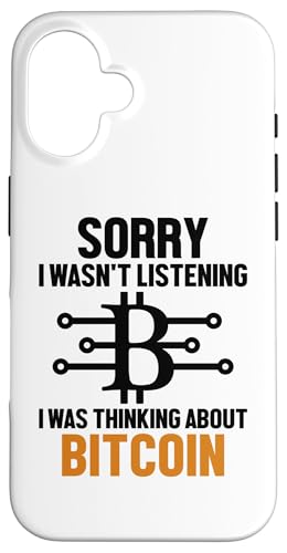 Hülle für iPhone 16 Was Thinking About Bitcoin Blockchain Crypto Bitcoin von Crypto Blockchain Bitcoin Crypto Trader Geschenke