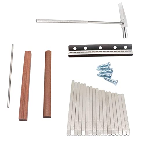 Klavier -Tuning -Kit Daumen Klavier Keys Kit diy Kalimba Accessorie Timiy 17 Schlüssel Ersatz Kit für DIY Kalimba Mbira Thumb Piano von Csafyrt