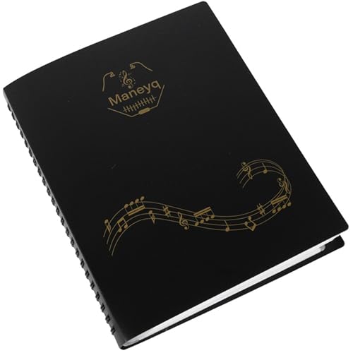 Musikordner A4 Shee Music Ordner 4 Ringe Binder 52 Blätter Musik Binder 12.5x10 Musik Notebook Organizer von Csafyrt