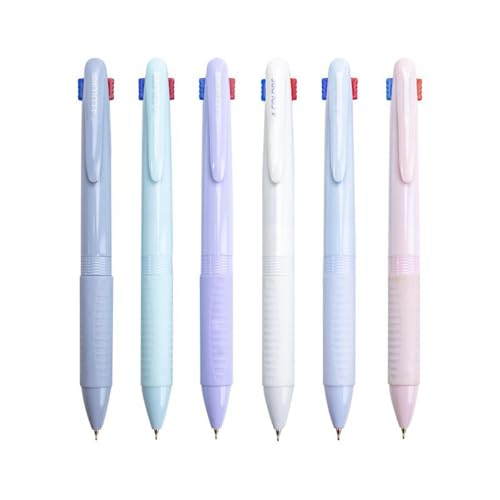 6x/Set 4 Farben Shuttle Pen 0 5 Mm Einziehbarer Kugelschreiber Shuttle Pen Mehrfarbiger Stift Schulbürobedarf von Csnbfiop