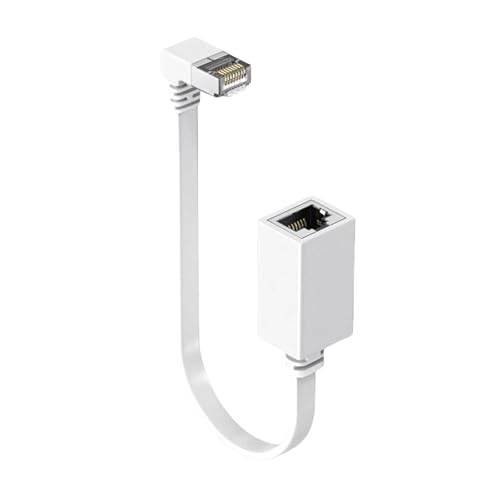 Csnbfiop Ethernet Verlängerungskabel Netzwerk Cat7-Ethernet Verlängerungskabel Adapter RJ45-Kabel Abgeschirmter Stecker Auf Buchse von Csnbfiop