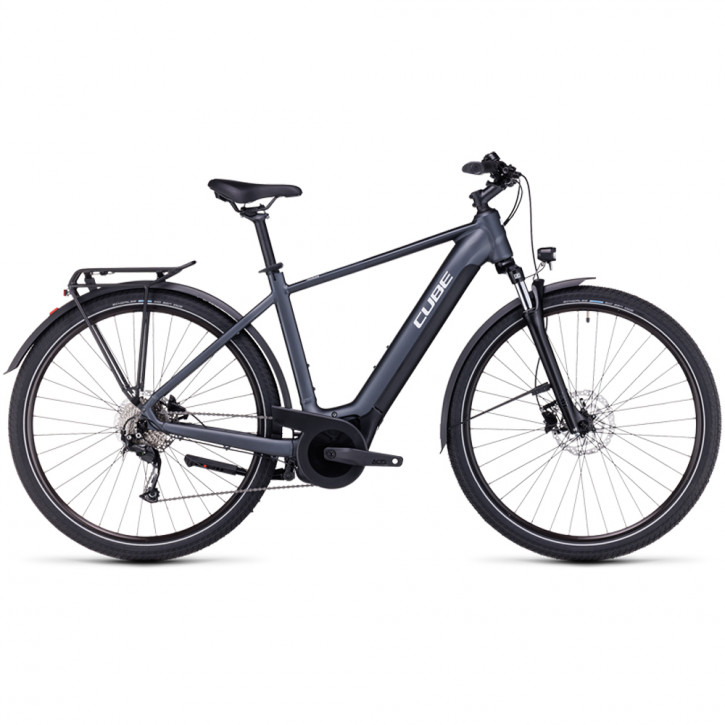 Cube Touring Hybrid ONE 500 grey´n´white 2023 - RH 62 cm - Testrad von Cube