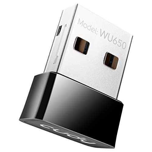 cudy WU650 AC650 USB WiFi Adapter für PC, Dual Band für Laptop, Nano Größe, Kompatibel mit Windows XP/7/8.x/10/11 von Cudy