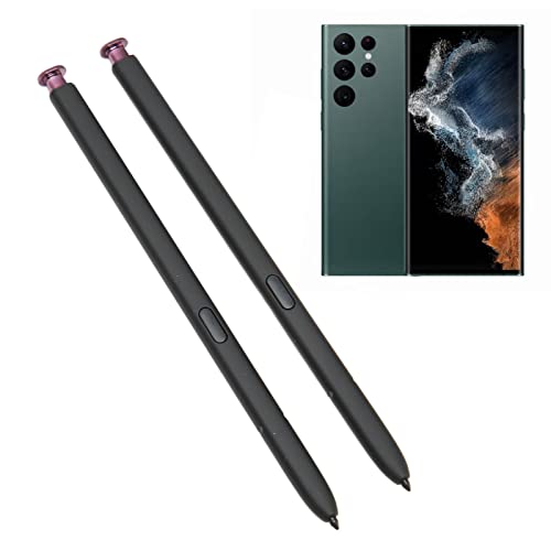 2 Stylus Pen Ersatz für Samsung Galaxy S22 S22 Ultra 5G, Hochempfindliches Touchscreen-Schreibstift-Kit mit Ersatzstiftspitze, Stylus Touch S Pen für Galaxy S22 (Lila) von Cuifati