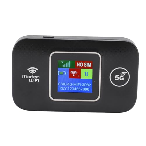 4G-Router, Taschen-4G-WLAN-Hotspot-Gerät, 150 Mbit/s Mobiler Hochgeschwindigkeits-Router mit Micro-SIM-Karte, Unterstützt Mehr Als 10 Geräte, Tragbarer WLAN-Hotspot für Unterwegs von Cuifati