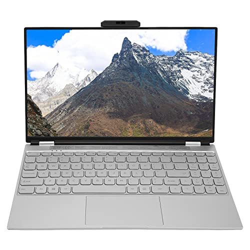 Cuifati 15,6-Zoll-Laptop 16 GB DDR4 RAM 128 GB ROM, Laptop-Computer mitCeleron N5105 Quad-Core-Prozessor, USB 3.0, Webcam, WLAN,4.2 (16G+1T EU-Stecker) von Cuifati