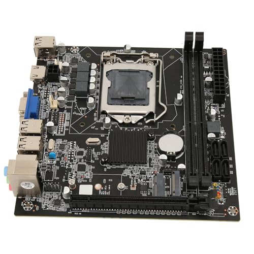 Cuifati ITX-Computer-Motherboard, DDR3-Gaming-Motherboard mit Full-Speed-M.2-NVME-SSD-Steckplatz, 4 X SATA 2.0, M.2 WiFi, PCIE 2.0 X16, VGA HDML, Dual-Channel-Sprachkarte von Cuifati