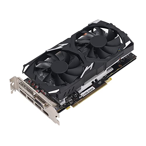 Cuifati RX 580 Grafikkarte, 8 GB GDDR5 256BIT Gaming-Grafikkarte, 7000 MHz, 8K-Grafikkarte, 16 PCI Express 3.0 DP, HDML, DVI Plug-and-Play-Grafikkarten (AMD Radeon RX 580) von Cuifati