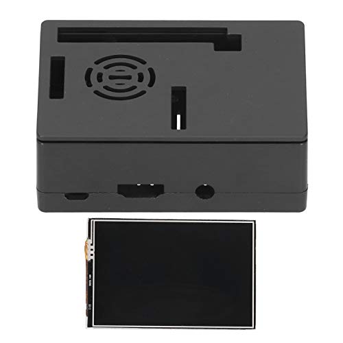 Cuifati Shell LCD Display Schutzbox, 480 × 320 Touchscreen, Kompatibel mit (Schwarzes Gehäuse + 3,5-Zoll-Bildschirm) von Cuifati