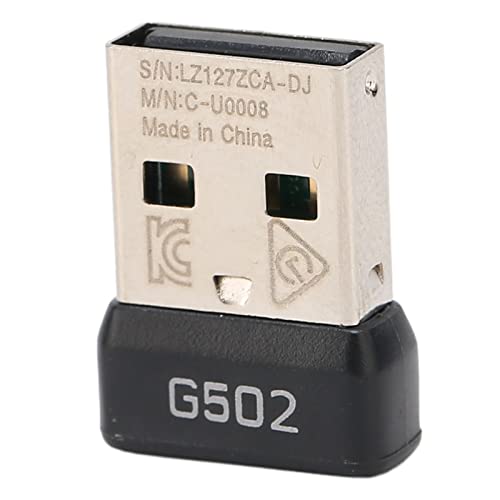 Cuifati USB-Dongle-Maus-Empfänger-Adapter Ersatz für G502 Lightspeed Wireless Mouse, 2,4 GHz Wireless Stabiles Signal, Kleiner Tragbarer USB-Empfänger-Gaming-Maus-Adapter Cuifati USB-Dongle-Maus-Empfänger-Adapter Ersatz für G502 Lightspeed Wireless Mouse, 2,4 GHz Wireless Stabiles Signal, Kleiner Tragbarer USB-Empfänger-Gaming-Maus-Adapter von Cuifati