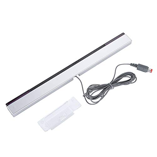 Cuifati USB-Kabel-Sensorleiste für Wii, Infrarot-Signalstrahl-Sensorleiste, Kabelempfänger mit Ständer fürfür Wii-Konsole, Spielezubehör für Wii-Konsole Cuifati USB-Kabel-Sensorleiste für Wii, Infrarot-Signalstrahl-Sensorleiste, Kabelempfänger mit Ständer fürfür Wii-Konsole, Spielezubehör für Wii-Konsole von Cuifati
