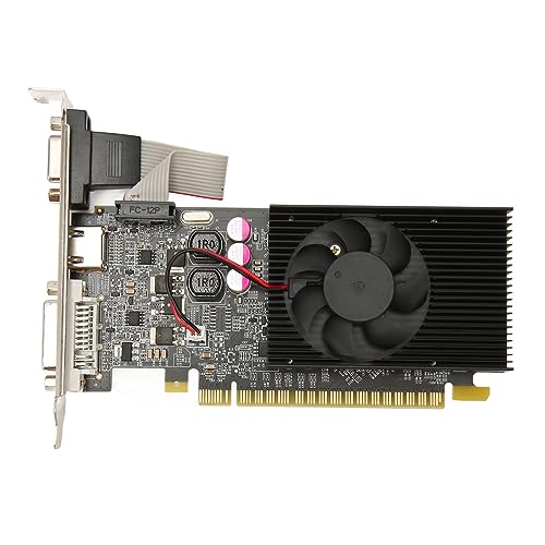 GT610 2G DDR3 Grafikkarte 64bit 810MHz GPU mit Lüfter Elementary Computer Grafikkarte 2K Grafikkarte HDML DVI VGA Ausgang von Cuifati