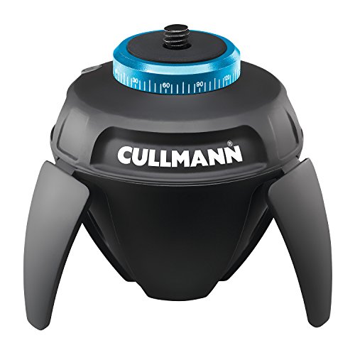 Cullmann 50220 SMARTpano 360 elektronischer Panoramakopf mit IR-Fernbedienung für Kamera/Smartphone schwarz von Cullmann
