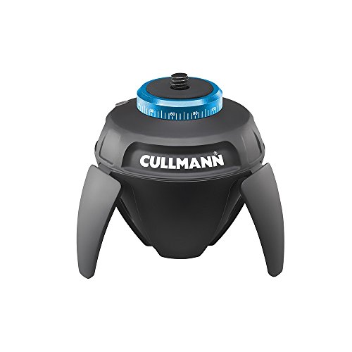 Cullmann 50220 SMARTpano 360 elektronischer Panoramakopf mit IR-Fernbedienung für Kamera/Smartphone schwarz von Cullmann