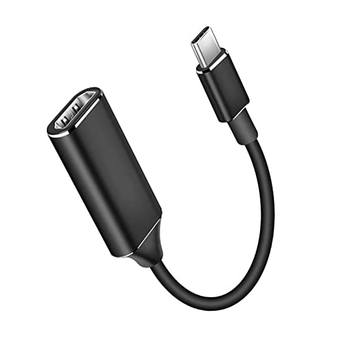 Culnflun Typ-C-zu-HD-Multimedia-Schnittstellenadapter, 4K-Aluminiumlegierungsgehäuse, USB-C-zu-HD-Display-Schnittstellenkabel, Schwarz von Culnflun