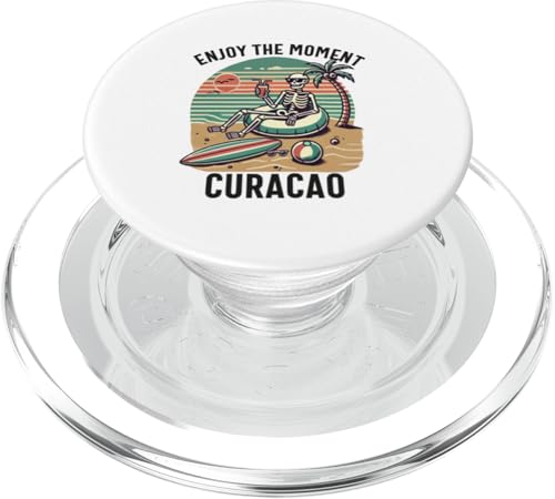 Curacao Karibik niederländisches Souvenir Urlaub Erinnerung Männer Frauen PopSockets PopGrip für MagSafe von Curacao Caribbean Dutch Reminde