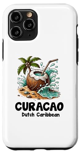 Hülle für iPhone 11 Pro Curacao Karibik niederländisches Souvenir Urlaub Erinnerung Männer Frauen von Curacao Caribbean Dutch Reminde