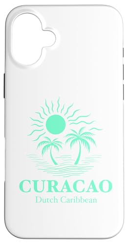 Hülle für iPhone 16 Plus Souvenirs aus der Karibik Niederländische Souvenir-Urlaubserinnerung von Curacao Caribbean Dutch Reminde