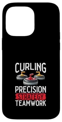 Hülle für iPhone 14 Pro Max Curling, Präzision, Strategie, Teamwork, Curling von Curling Game Curling Stone Curler Curling Player