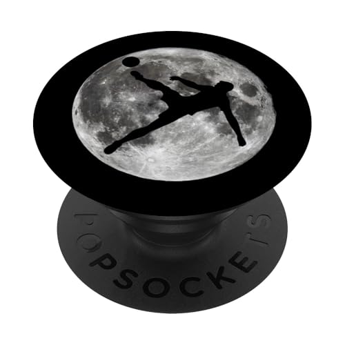 Fussball 2024 Fanartikel Silhouette Mond PopSockets mit austauschbarem PopGrip von Curlyfox Design