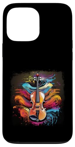 Hülle für iPhone 13 Pro Max Kreatives Musikdesign Retro Violine Artwork 01 von Curlyfox Design