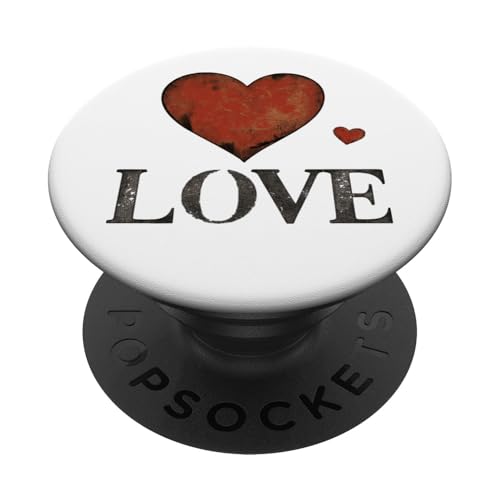 Valentinstag Liebe Herz Geschenk Verliebt 30 PopSockets Klebender PopGrip von Curlyfox Design