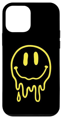 Hülle für iPhone 12 mini Melting Yellow Smile Face Melted Dripping Happy Face für Kinder von Cute 80s Smile Happy Tee