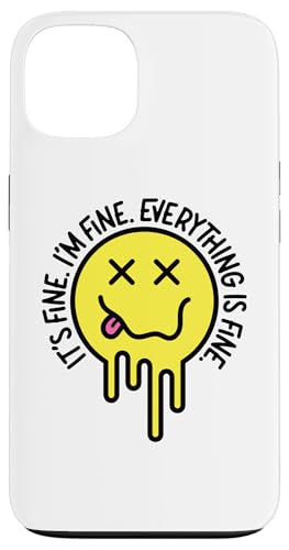 Hülle für iPhone 13 Lustiges, schmelzendes lächelndes Gesicht, niedliches X-Augen, glückliches Gesicht von Cute 80s Smile Happy Tee