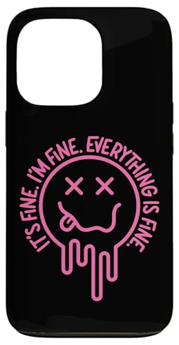 Hülle für iPhone 13 Pro Lustiges, schmelzendes lächelndes Gesicht, niedliches X-Augen, glückliches Gesicht von Cute 80s Smile Happy Tee