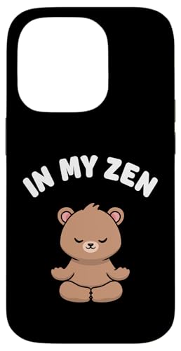 Hülle für iPhone 14 Pro In My Zen Lustiger Süßer Bär Kawaii Yoga Bär Stressfrei von Cute Adorable Funny Kawaii Animals Lifestyle