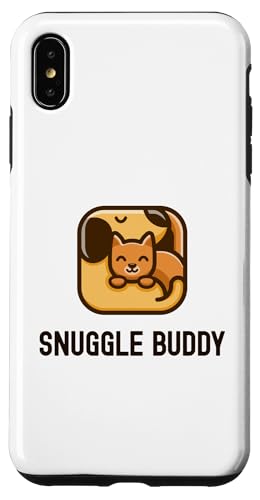Hülle für iPhone XS Max Snuggle Buddy Niedlicher und liebenswerter Hundefreund und von Cute Adorable Funny Kawaii Animals Lifestyle