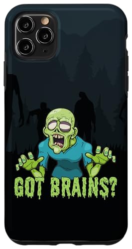 Hülle für iPhone 11 Pro Max Hast du Gehirne? Hungriger Zombie Lustige Halloween-Cartoon-Zom von Cute Adorable Halloween Zombies Outfits & Decor