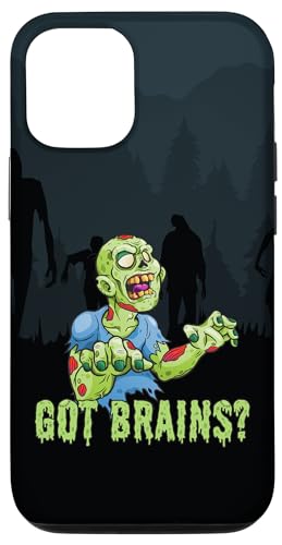 Hülle für iPhone 12/12 Pro Hast du Gehirne? Hungriger Zombie Lustige Halloween-Cartoon-Zom von Cute Adorable Halloween Zombies Outfits & Decor