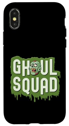 Hülle für iPhone X/XS Ghoul Squad Halloween-Crew Süßer Zombie von Cute Adorable Halloween Zombies Outfits & Decor