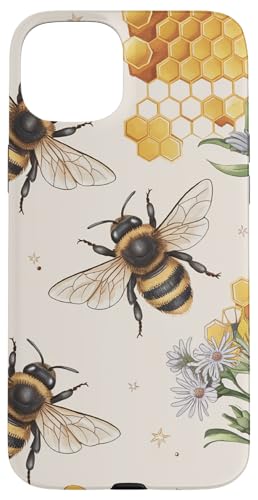 Hülle für iPhone 15 Plus Vintage Bees Garden Lover Honeycomb Imker Farming Bees von Cute Bees Honeycomb Beekeeper Beekeeping Co.