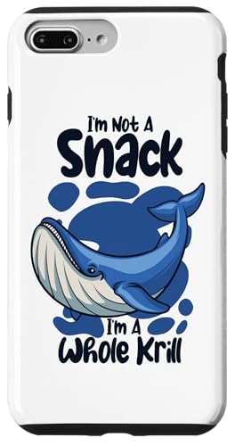 Hülle für iPhone 7 Plus/8 Plus Kein Snack Blauer Beluga Cachalot Cetacea Walbeobachtung von Cute Blue Whale Plush Costume Toy Gifts For Kids