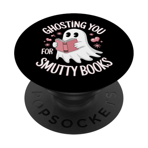 Cute Ghost Bookish Book Lover Reading PopSockets Klebender PopGrip von Cute Booktok Book Lover Design Women Girls Co