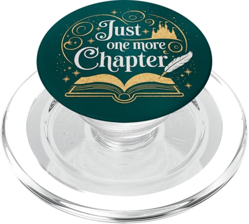 Just One More Chapter Book Lover Bookish Reading PopSockets PopGrip für MagSafe von Cute Booktok Book Lover Design Women Girls Co