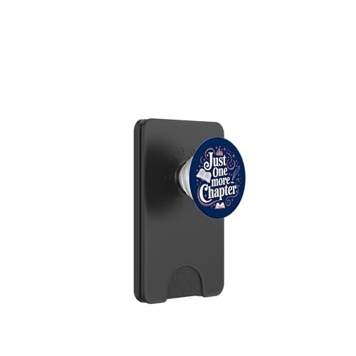 Just One More Chapter Book Lover Bookish Reading Royal Blue PopSockets PopWallet für MagSafe von Cute Booktok Book Lover Design Women Girls Co