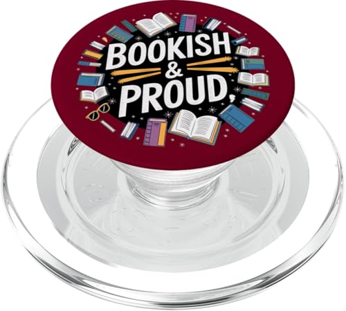 Librarian Bookish & Proud Book Lover Reading PopSockets PopGrip für MagSafe von Cute Booktok Book Lover Design Women Girls Co