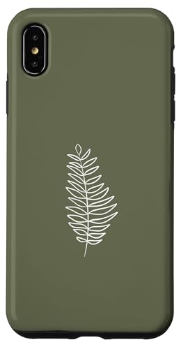 Hülle für iPhone XS Max Schickes botanisches Muster, Blattmuster, Blätter, Pflanzen von Cute Botanical Designs