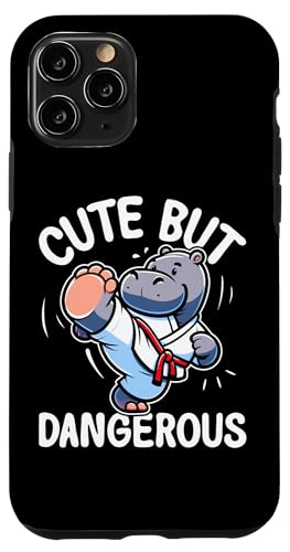 Hülle für iPhone 11 Pro Hippopotamus cute but dangerous von Cute But Dangerous Kampfsport Kampfsportler