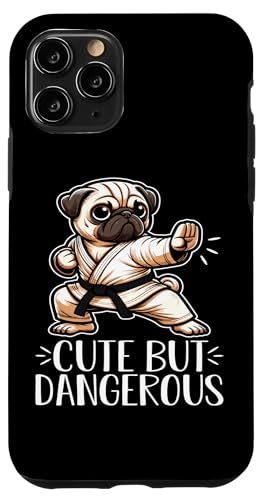 Hülle für iPhone 11 Pro Mops Hund süß aber gefährlich von Cute But Dangerous Martial Arts Martial Artist