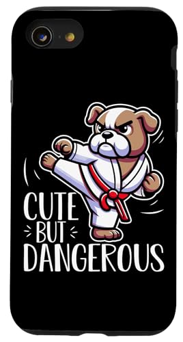 Hülle für iPhone SE (2020) / 7 / 8 Bulldog Süß aber gefährlich von Cute But Dangerous Martial Arts Martial Artist