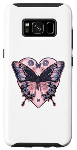 Hülle für Galaxy S8 Pastell Schmetterling mit Herz I Schmetterling von Cute Butterfly Art I Kids Butterfly