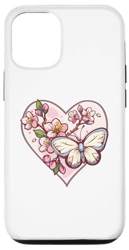 Hülle für iPhone 15 Bunter Schmetterling mit Blumen I Schmetterling von Cute Butterfly Art I Kids Butterfly
