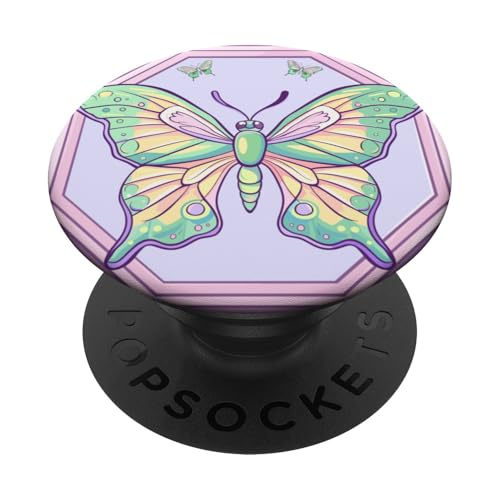 Pastell Schmetterling PopSockets mit austauschbarem PopGrip von Cute Butterfly Art I Kids Butterfly