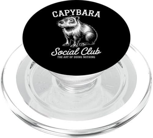 Capybara Social Club PopSockets PopGrip für MagSafe Capybara Social Club PopSockets PopGrip für MagSafe von Cute Capybara Stuff