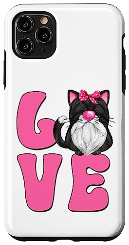 Hülle für iPhone 11 Pro Max Cute Kitten Love Cat Graphic For Women And Black Cat Lady von Cute Cat Gifts For Cat Lover Women Kids And Men